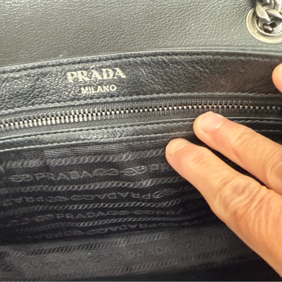 Authentic Prada Patrice Glacé Studded Bag - Picture 6 of 16